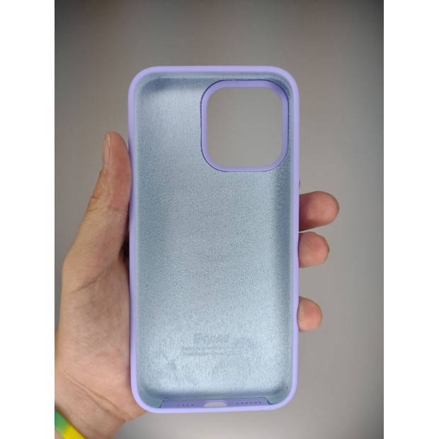 Силіконовий оригінальний круглий чохол Apple iPhone 15 Pro Max (43) Glycine