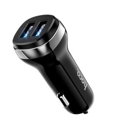 АЗУ-адаптер Hoco Z40 2.4A 2USB (Чёрный)