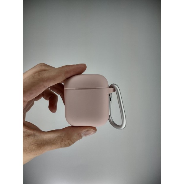 Чехол для наушников Blueo Liquid Silicone Apple AirPods 1 / 2 (08) Pink Sand