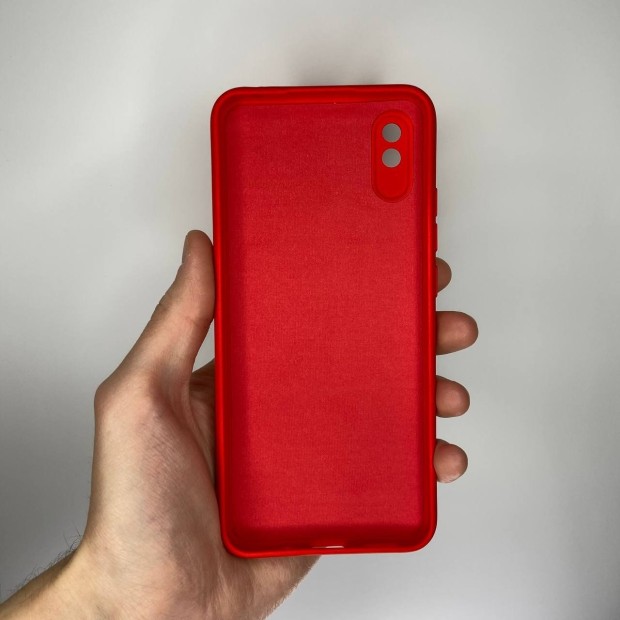 Силіконовий оригінальний чохол 360 для Xiaomi Redmi 9A (ShutCam) (Червоний)