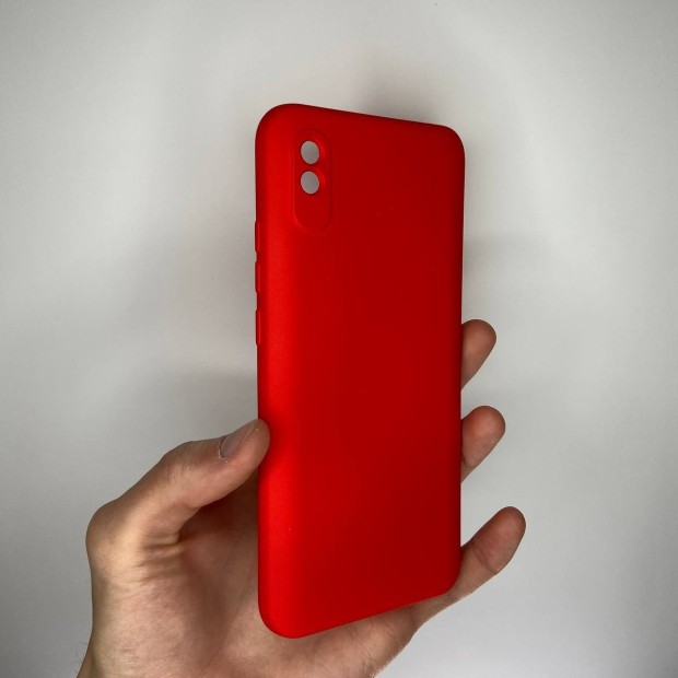 Силіконовий оригінальний чохол 360 для Xiaomi Redmi 9A (ShutCam) (Червоний)