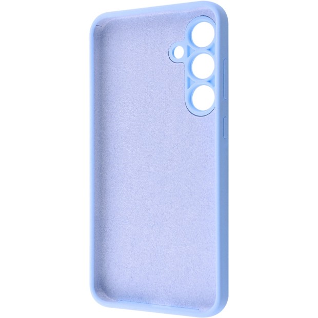 Силікон оригінальний преміум Samsung Galaxy S25 FE (ShutCam) (Небесно-блакитний)