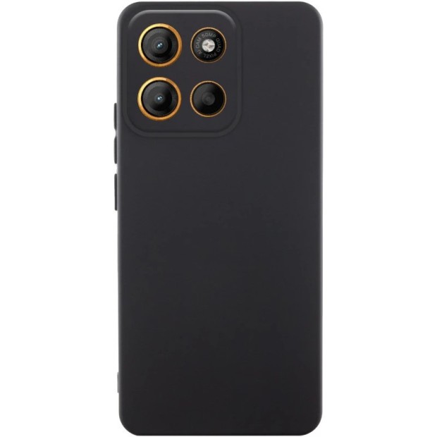 Силікон Original Motorola Moto G75 (ShutCam) (Чорний)