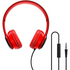 Wired Over-Ear Headphones with Microphone Borofone BO5 (Red)