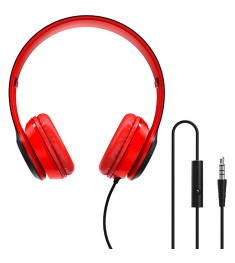 Wired Over-Ear Headphones with Microphone Borofone BO5 (Red)