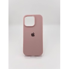 Силикон Original Round Case Apple iPhone 16 Pro (08) Pink Sand Силикон Original Round Case Apple iPhone 16 Pro (08) Pink Sand