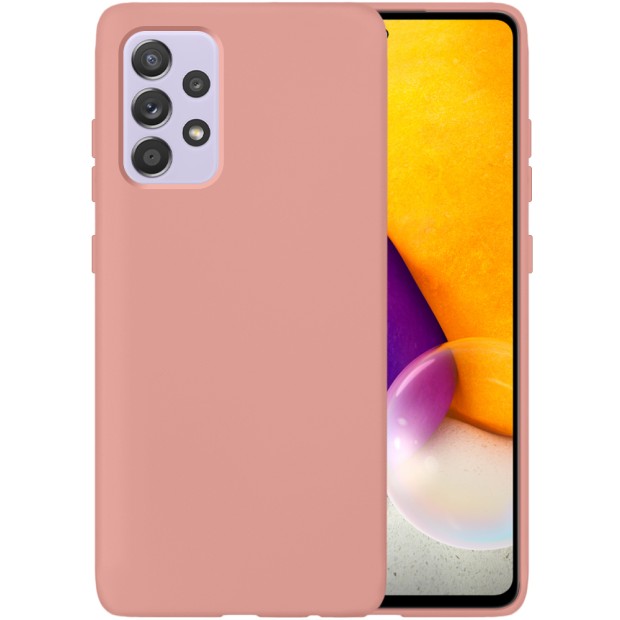 Силіконовий Original 360 чохол для Samsung Galaxy A72 (Пудровий)