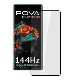 Захисне скло 5D Curved Tecno Pova Curve Black Захисне скло 5D Curved Tecno Pova Curve Black