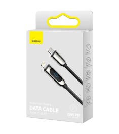 USB-кабель Baseus Display 20W (1m) (Type-C-Lightning) (Чёрный) CATLSK-01