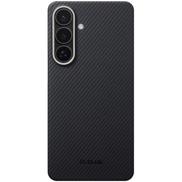 Накладка Pitaka Edge Ultra-Slim Case Classic Twill 600D Samsung Galaxy S26 (Black / Grey)