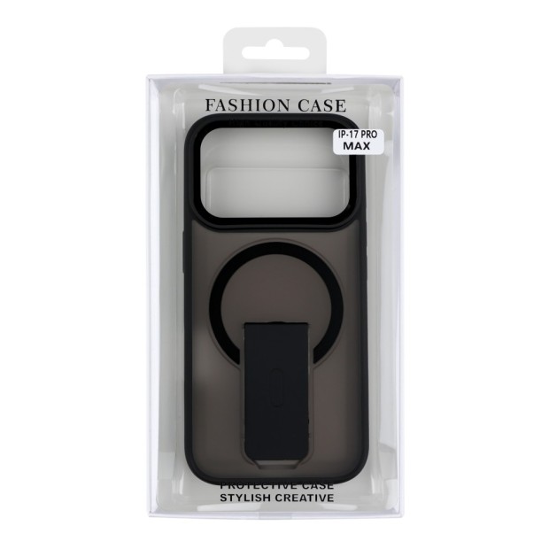 Накладка FrostFlex Stand Magsafe Apple iPhone 17 Pro (Black) Накладка FrostFlex Stand Magsafe Apple iPhone 17 Pro (Black)