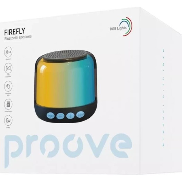 Портативна акустика Proove Firefly 5W (Чорна)