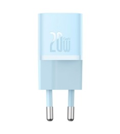 Зарядний пристрій Baseus GaN5 20W (1 Type-C) (Блакитний) CCGN050103
