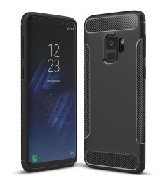 Силіконовий чохол Soft Carbon для Samsung Galaxy S9 (Чорний)