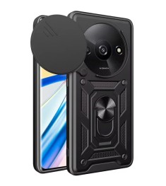 Чохол Ring Serge Armor Case для Xiaomi Redmi A3 (ShutCam) (Чорний)