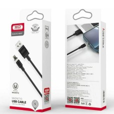 USB-кабель XO NB187 Magnetic 1м (Lightning) (Чёрный) DT