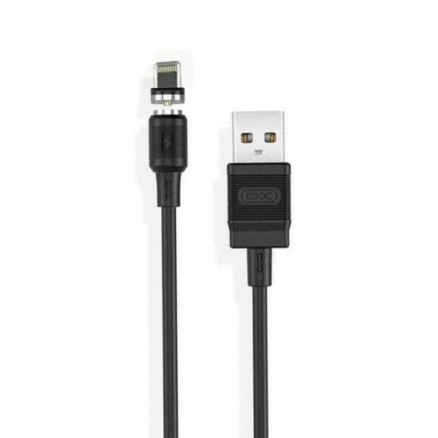 USB-кабель XO NB187 Magnetic 1м (Lightning) (Чорний) DT