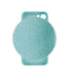 Силикон Original RoundCam Case Apple iPhone 14 (49) Aquamarine