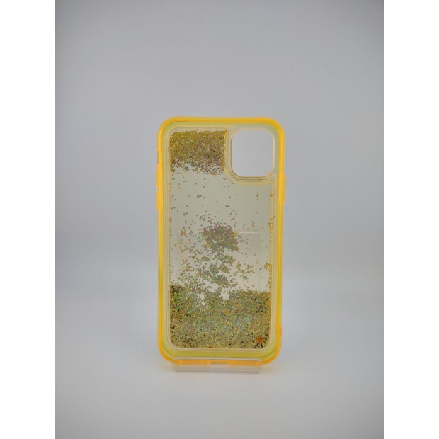 Силикон Soft Sparkles Apple iPhone 11 (Yellow)