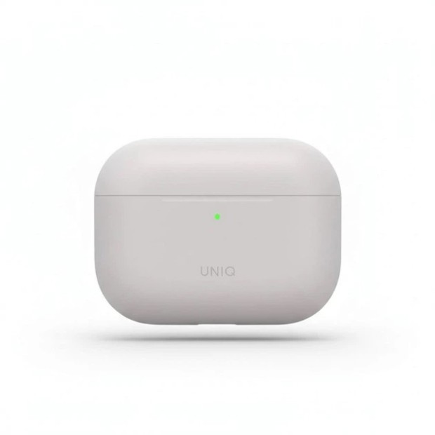 Чохол для навушників UNIQ Lino Silicone Apple AirPods Pro 3 (Dark Gray)