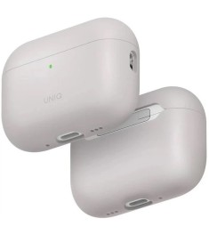 Чехол для наушников UNIQ Lino Silicone Apple AirPods Pro 3 (Dark Gray)