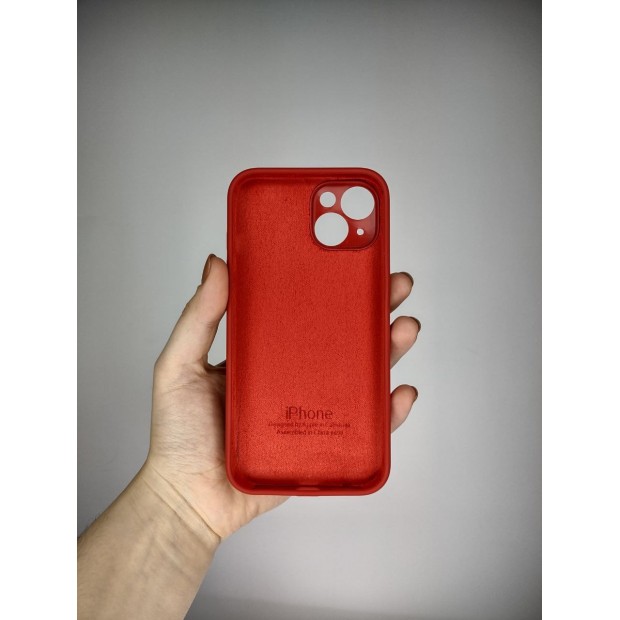 Силикон Original RoundCam Case Apple iPhone 14 (75) Paprika