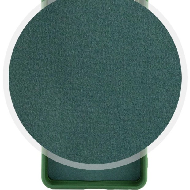 Силікон Original Samsung Galaxy A06 (ShutCam) (Темно-зелений)