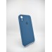 Чохол для Apple iPhone XR (22) синій кобальт, квадратний круглий об'єктив, оригінальний силіконовий