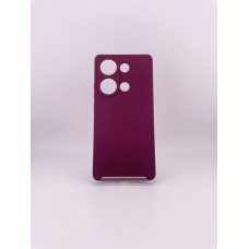 Силікон оригінальний Xiaomi Redmi Note 13 Pro 4G  /  Note 14S (захисна шторка для камери) (бордовий)