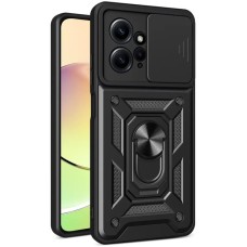 Броньований чохол Ring Serge Armor Case для Xiaomi Redmi Note 12 5G  /  Poco X5 (ShutCam) (Чорний)