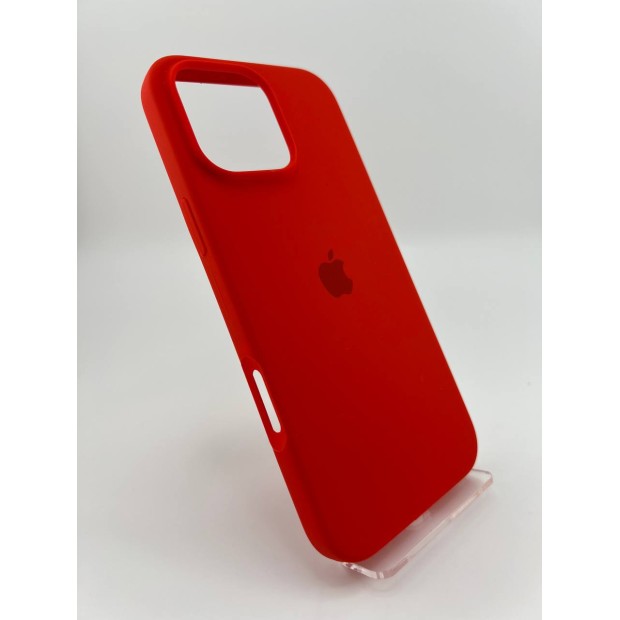 Силіконовий оригінальний чохол для Apple iPhone 16 Pro Max (05) Product RED