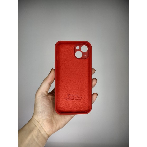 Силіконовий чохол Original RoundCam для Apple iPhone 13 (Паприка)