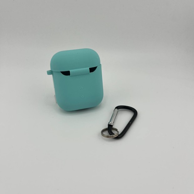 Чохол для навушників Full Silicone Case with Microfiber Apple AirPods (23) Sea Blue