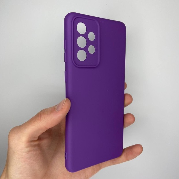 Силикон Original 360 Case Samsung Galaxy A73 5G (ShutCam) (Фиолетовый)