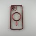 Чохол UMKU Shining з MagSafe для Apple iPhone 12 (Червоний)