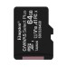 Kingston Canvas Select Plus MicroSDXC Memory Card 64GB (UHS-1) (A1) (Class 10) + SD Adapter