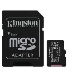 Kingston Canvas Select Plus MicroSDXC Memory Card 64GB (UHS-1) (A1) (Class 10) +.. Kingston Canvas Select Plus MicroSDXC Memory Card 64GB (UHS-1) (A1) (Class 10) +..