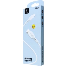 USB-кабель Rivex USB - Type-C (1m) AAA-класс (Белый)