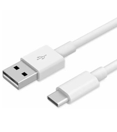 Rivex USB to Type-C Cable (1m) AAA Class (White)