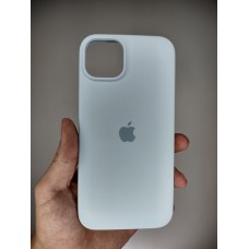 Силикон Original Round Case Apple iPhone 15 Plus (53) Sky Blue Силикон Original Round Case Apple iPhone 15 Plus (53) Sky Blue