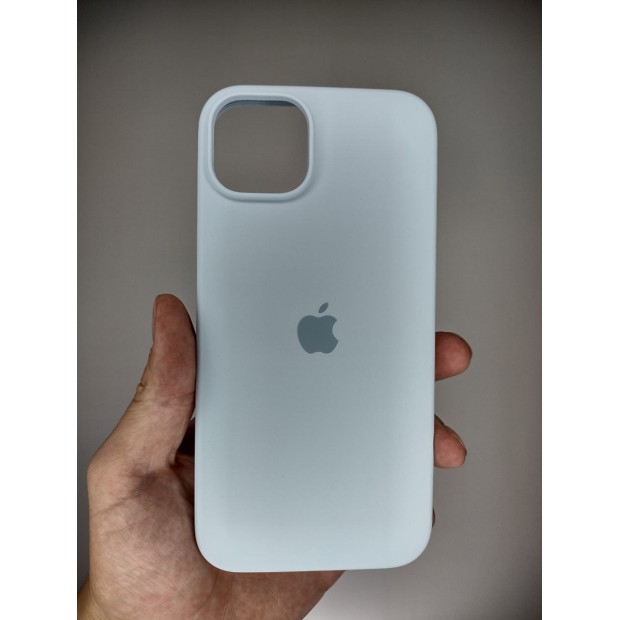 Силикон Original Round Case Apple iPhone 15 Plus (53) Sky Blue Силикон Original Round Case Apple iPhone 15 Plus (53) Sky Blue