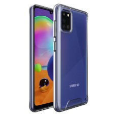 Силіконовий чохол Space Case для Samsung Galaxy A31 (прозорий)