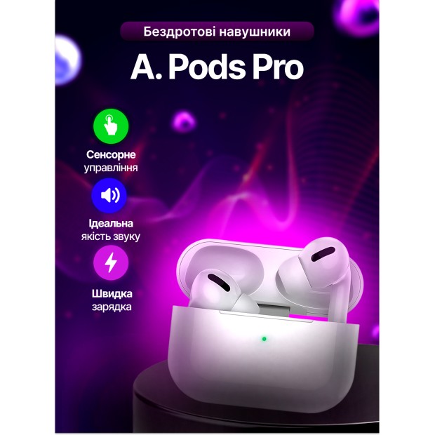 Бездротові навушники-гарнітура Hoco Airpods Pro ANC (EW05 Plus Active) (Білий), Харків, Київ, Україна