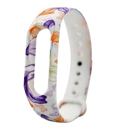 Strap Picture Design for Xiaomi Mi Band 5  /  Mi Band 6  /  Mi Band 7 (11) Pink ..
