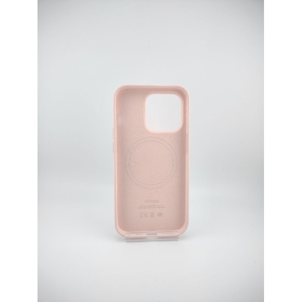 Чохол Silicone Case with MagSafe для Apple iPhone 14 Pro (Chalk Pink)