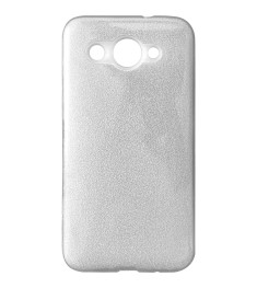 Силикон Glitter Huawei Y3 (2017) (Серебряный)
