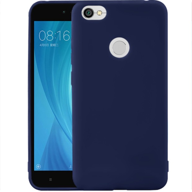 Силіконова iNavi Color Xiaomi Redmi Note 5a Prime (темно-синій)