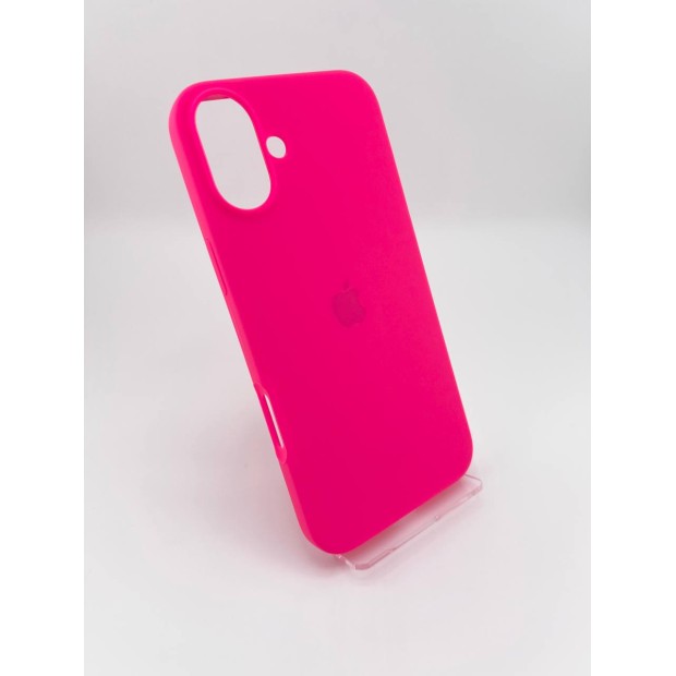 Силіконовий оригінальний чохол Apple iPhone 16 Plus (31) Barbie Pink