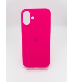 Силіконовий оригінальний чохол Apple iPhone 16 Plus (31) Barbie Pink