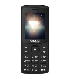Мобільний телефон Sigma X-style 34 NRG Type-C (Чорний) (Знижка) (2 категорія)